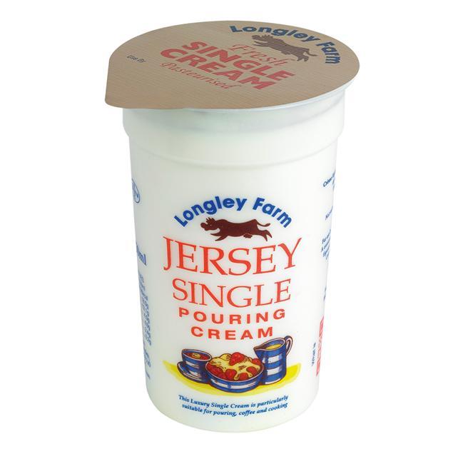Longley Farm Single Cream (250ml)