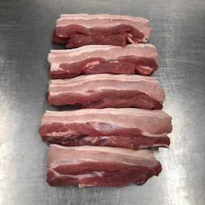 Belly Pork Slices 600g (4 x 150g)